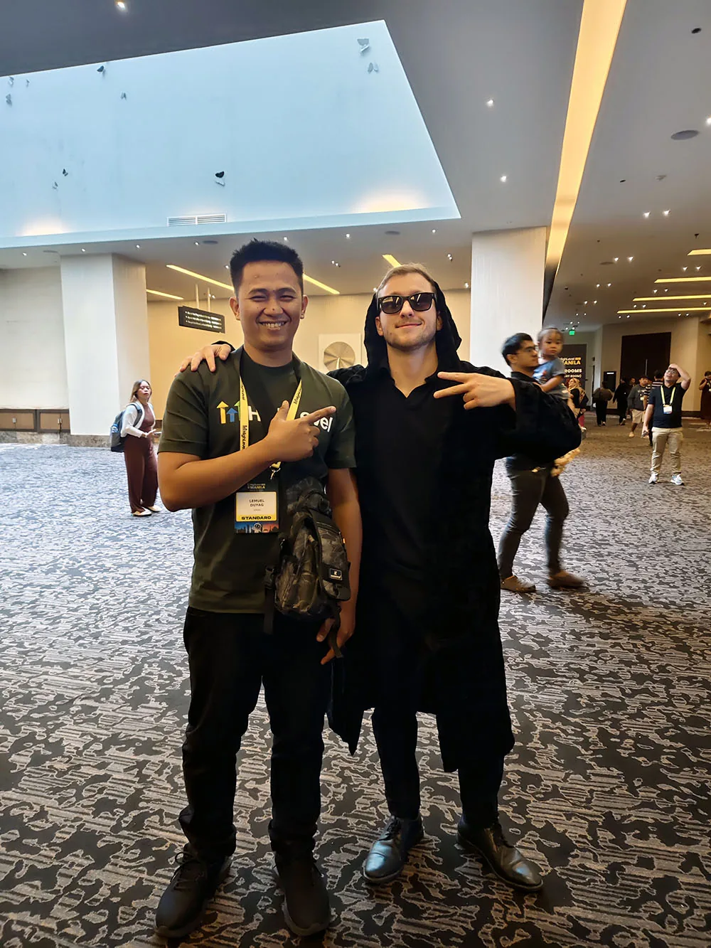 Lemuel Duyag with another attendee at HighLevel LIVE Manila